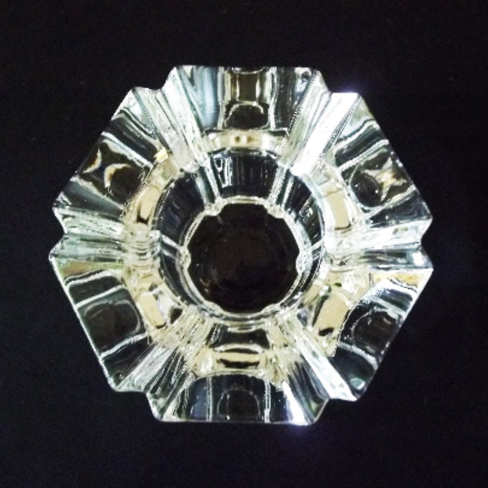 Crystal Votive Candle Holder, Vintage Modern Decor